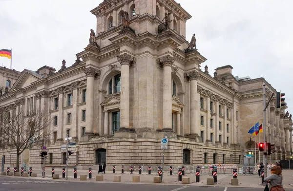 Paesaggio Intorno All Edificio Del Reichstag Berlino Capitale Città Più — Foto Stock