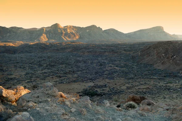 Landschaft Rund Den Teide Nationalpark Auf Teneriffa Kanarische Inseln Spanien — Stockfoto