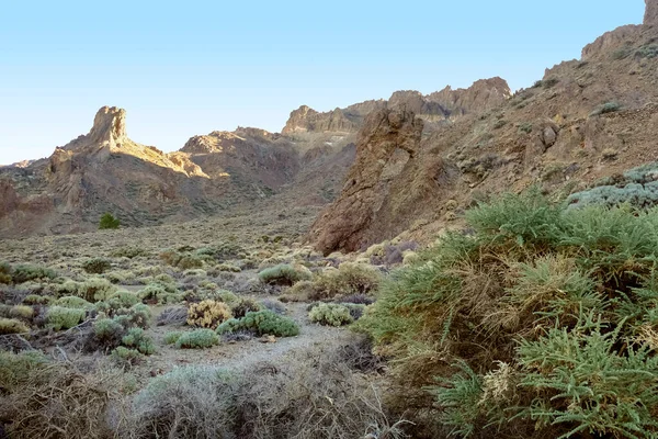 Paisaje Alrededor Roques Garcia Parque Nacional Del Teide Tenerife Islas —  Fotos de Stock