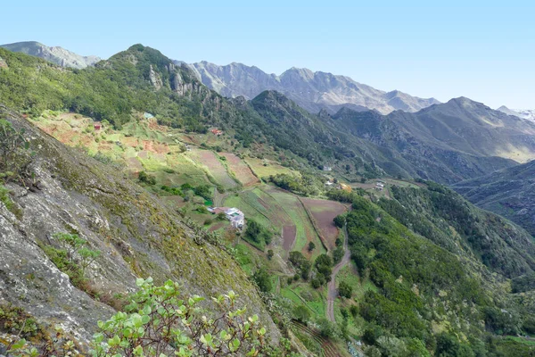 Impressão Torno Uma Cordilheira Chamada Macizo Anaga Ilha Tenerife Nas — Fotografia de Stock