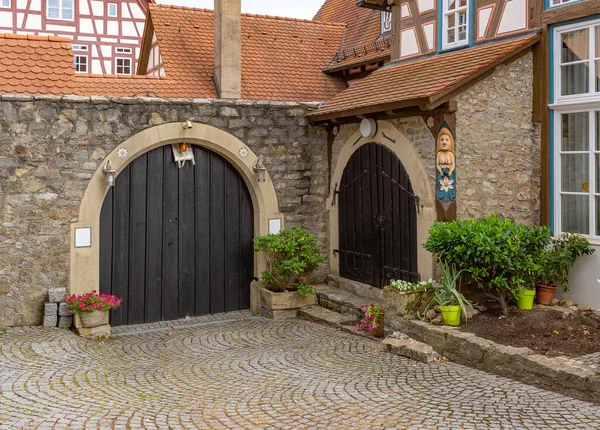 Prefeito Elsaesser Casa Bad Wimpfen Uma Cidade Histórica Spa Distrito — Fotografia de Stock