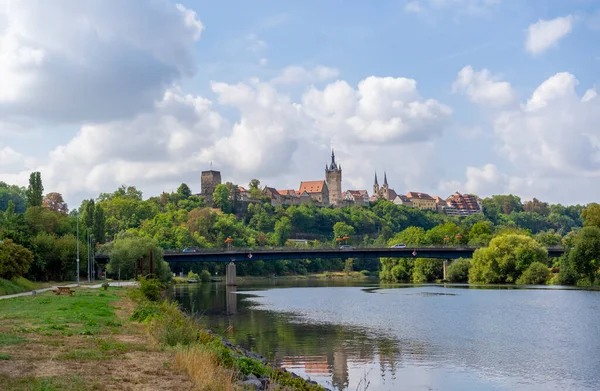 Skyline Bad Wimpfen Історичне Курортне Місто Районі Heilbronn Районі Баден — стокове фото