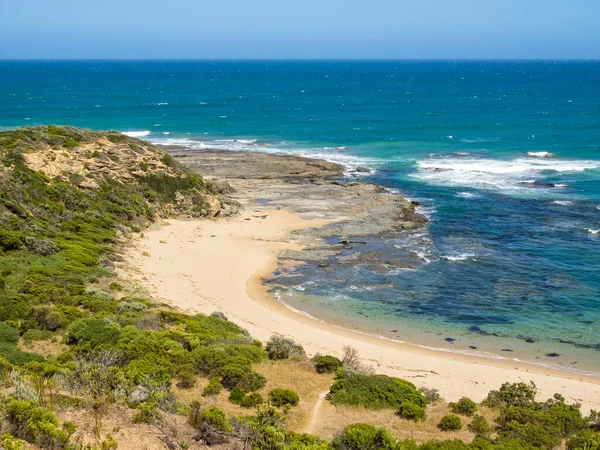 Маленький Пляж Великій Океанській Прогулянці Крейфіш Бей Вікторія Австралія Ліцензійні Стокові Фото