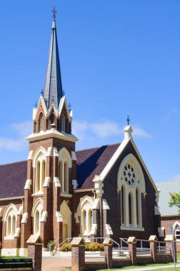 Gotik tarzı Saint Paul Presbiteryen Kilisesi - Armidale, NSW, Avustralya