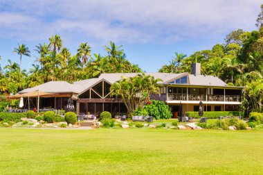 BreakFree Aanuka Beach Resort 'taki Kumsal Restoranı' nda Casay - Coffs Harbour, NSW, Avustralya