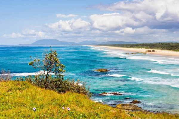 Stunning view along the Coastal Walk from Westport Park to the Tacking Point Lighthouse - Port Macquarie, NSW, Australia