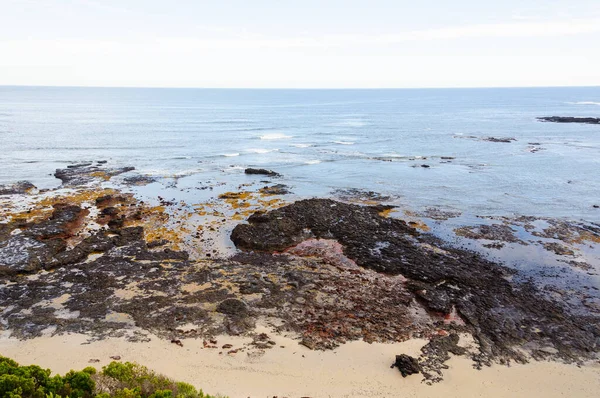Rugged Yet Beautiful Coast Mushroom Reef Marine Sanctuary Flinders Victoria — Photo