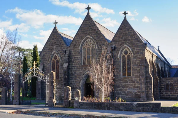 Panna Maria Růžové Katolické Církve Kyneton Victoria Austrálie — Stock fotografie