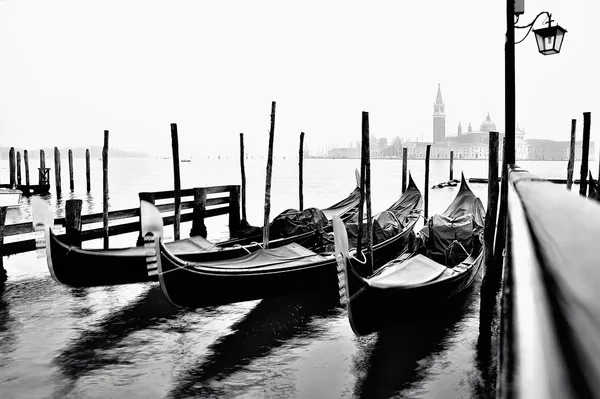 Μετακίνηση γόνδολες στη Βενετία Φωτογραφία Αρχείου