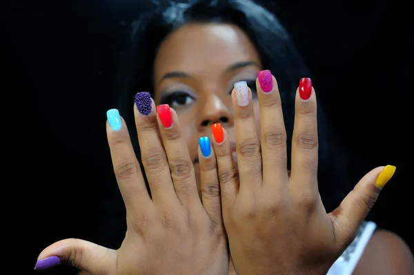 Painted nails — Stock Photo, Image