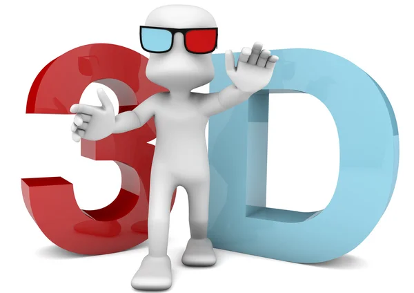 3d cinema — Stock Photo, Image