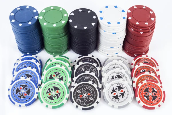 Poker chips — Stock Photo, Image