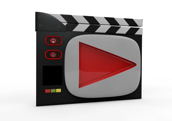 3D image of movie player — Stock Photo, Image