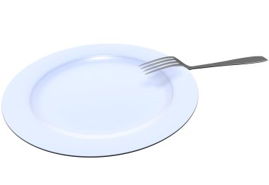 çatal tabak içinde yer alır.