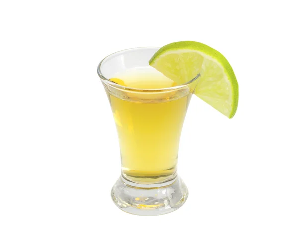 Cocktail alkoholist med en lime — Stockfoto