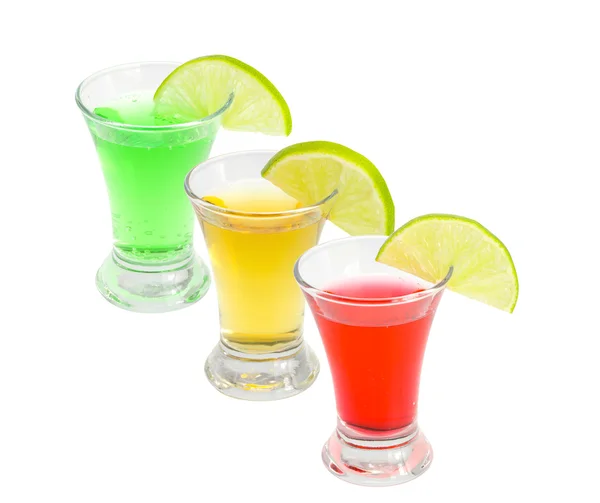 Cocktails alkoholist med en lime — Stockfoto