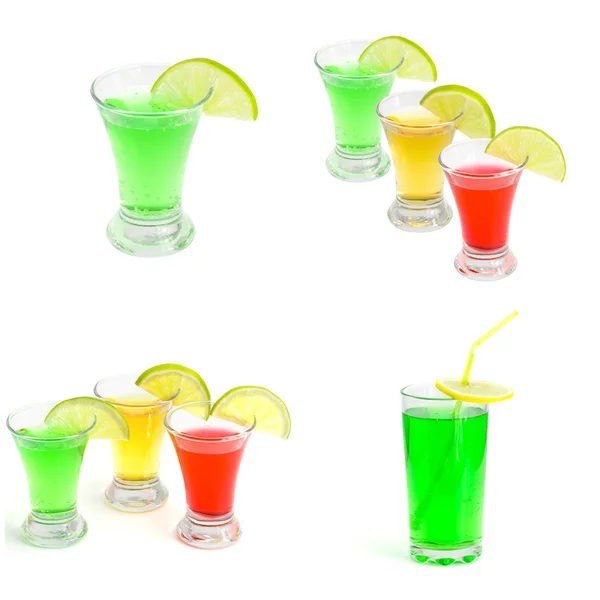 Collage de bebidas — Foto de Stock