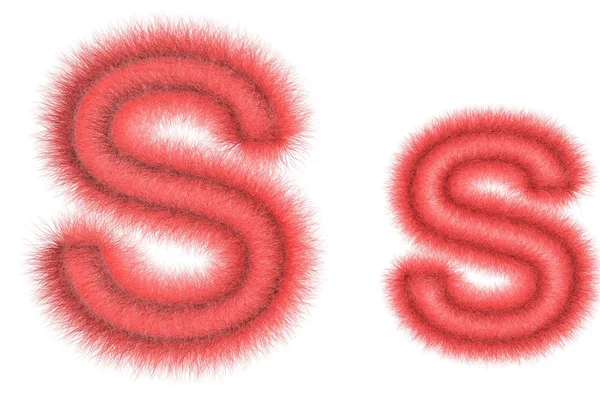 Symbol "S" from wool — Stock Photo, Image