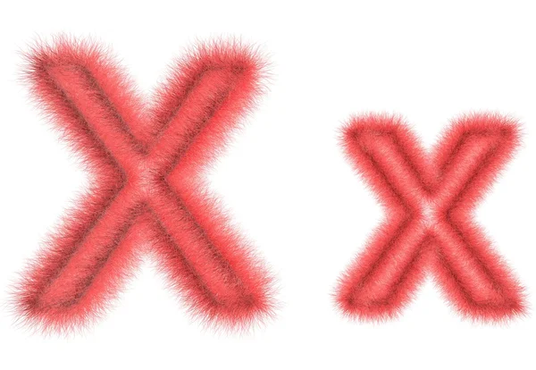 Symbol "X" from wool — Stock Photo, Image