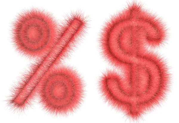 Symbol from wool — Stock Photo, Image