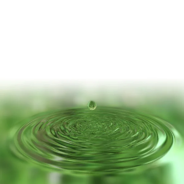 A drop of water falls in — Φωτογραφία Αρχείου