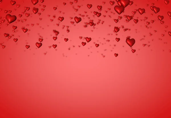Fundo de corações do Dia de São Valentim — Fotografia de Stock