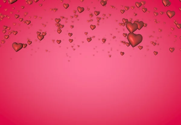 Background from St. Valentine's Day hearts — Stock Photo, Image