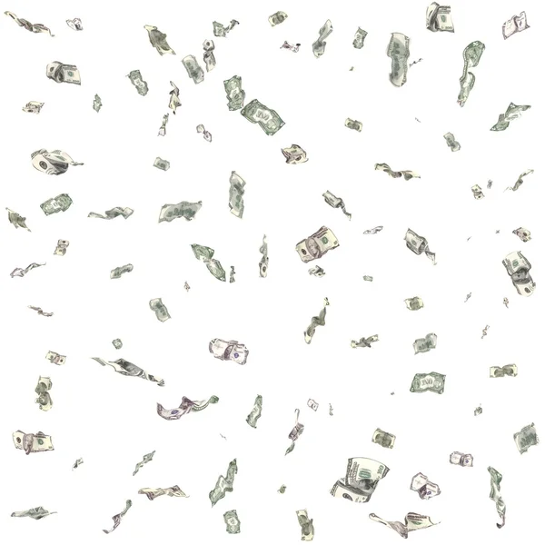 Dollars in air — Stock Photo, Image
