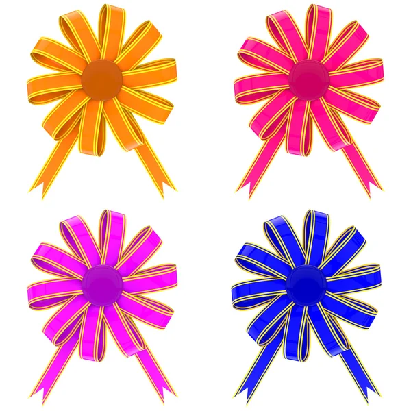 Set from color bows — Stock Photo, Image