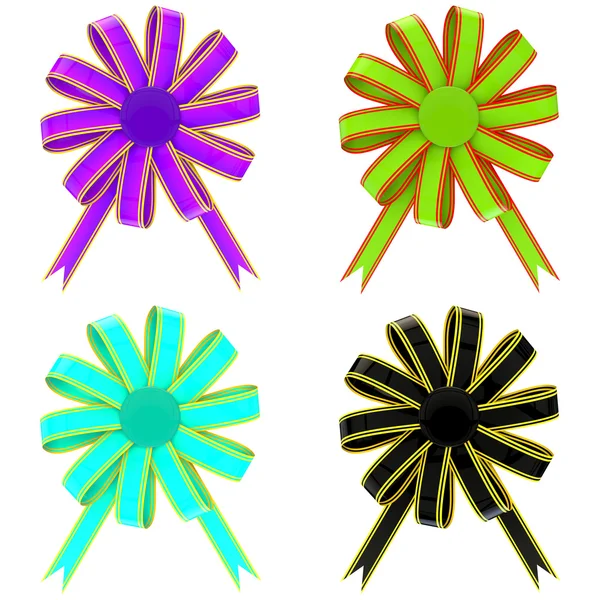 Set from color bows — Stock Photo, Image