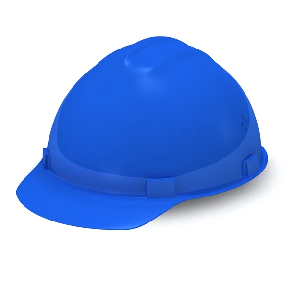 Niebieski kask — Zdjęcie stockowe