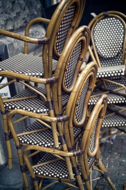 Avrupa şehirdeki sokak Cafe