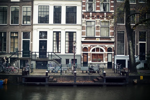 Canales de Amsterdam — Foto de Stock