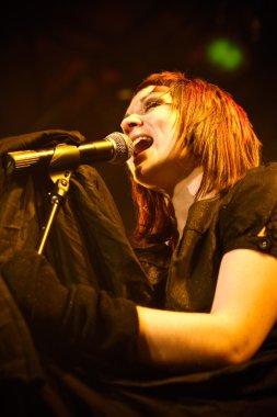 Moskova - 9 Mart: razoom band gerçekleştirir, 9 Mart 2009, Moskova, Rusya otv2 canlı show