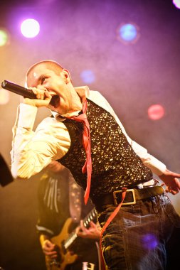 Moskova - 9 Mart: razoom band gerçekleştirir, 9 Mart 2009, Moskova, Rusya otv2 canlı show