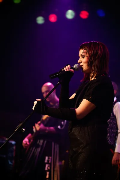 MOSCOW - MARCH 9: Razoom band performs at OTV2 live show on March 9, 2009 in Moscow, Russia — Stock Photo, Image