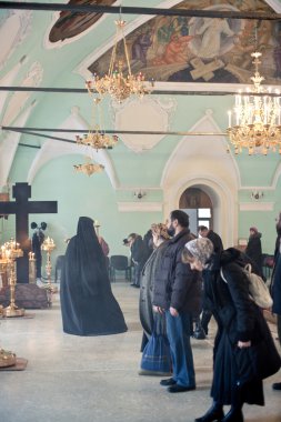 peter bishop cıva yüksek manastırda Aziz Ortodoks ayini