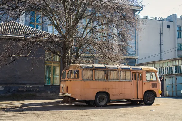 Stary autobus w Odessie, Ukraina — Zdjęcie stockowe