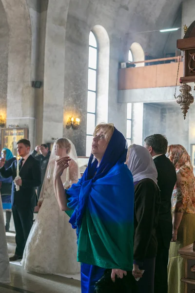 Православні весільної церемонії — стокове фото