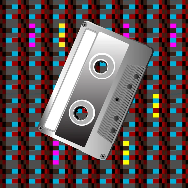 デジタル パターン上のテープ — ストック写真