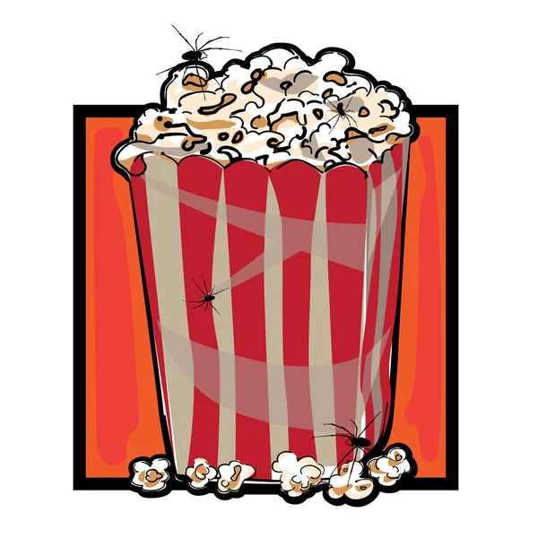 Popcorn di Halloween — Foto Stock