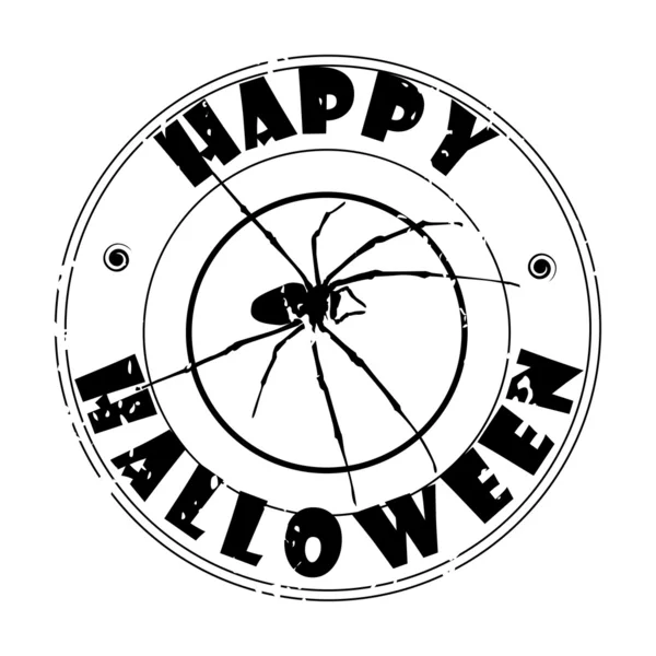 Sello de araña Halloween — Foto de Stock