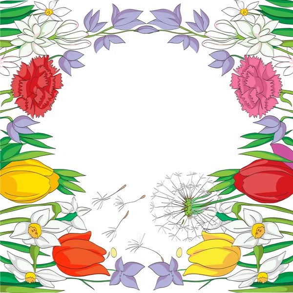 Spring frame — Stock Photo, Image