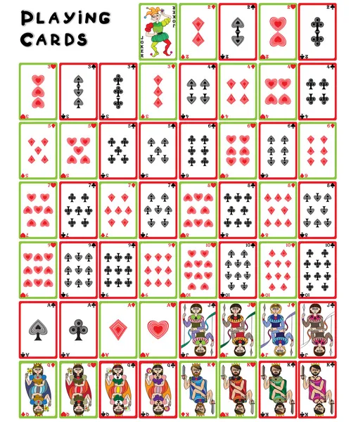 Pacchetto carte da gioco — Foto Stock