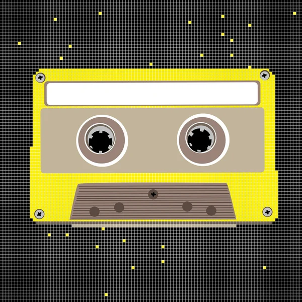 Pixel kunst cassette — Stockfoto