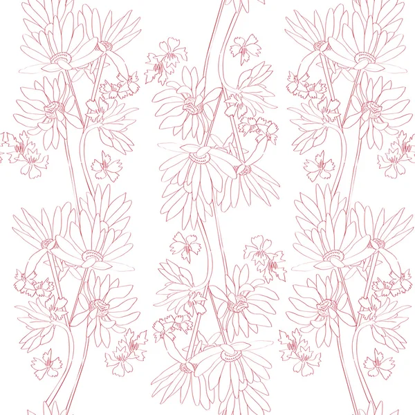 Rosa orkidéer mönster — Stockfoto