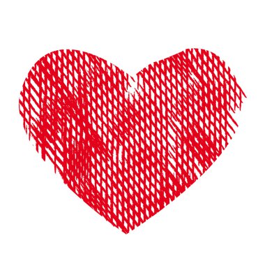 düşünce-up vektör kalp