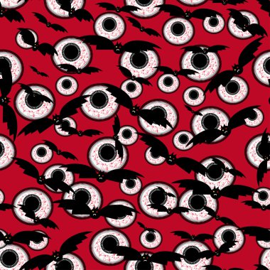 yarasalar siluetleri ile sorunsuz doku.