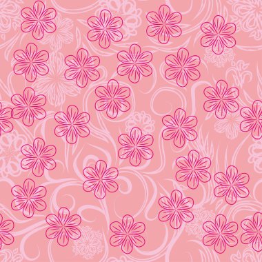 çiçek seamess desen