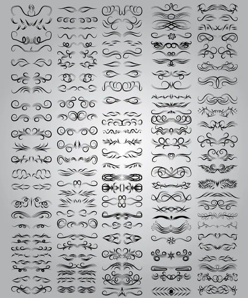 Colección de diversos elementos para su uso en su diseño Vector de stock